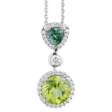 Capolavoro: Espressivo 750 WG mit Peridot und Brillanten